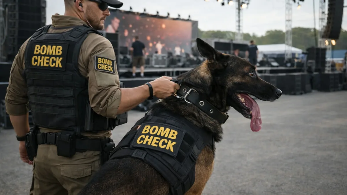 K9 Services: rilevamento di esplosivi e BOMB CHECK — Bodyguard Group ®