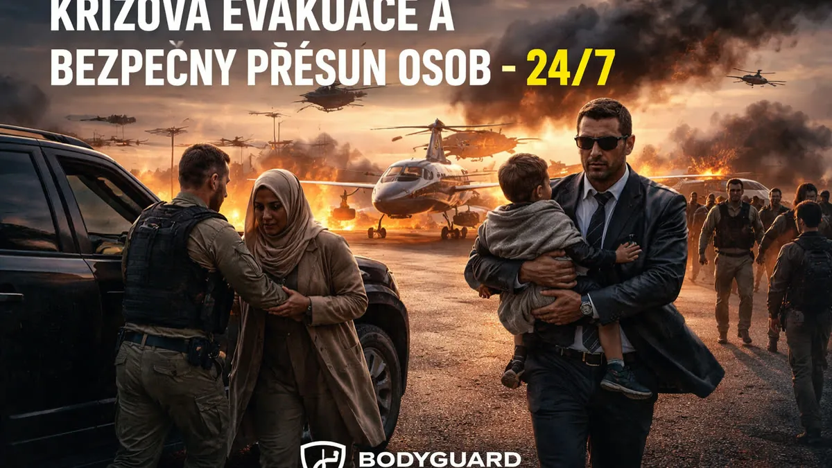 Krizová evakuace a bezpečný přesun osob – 24/7